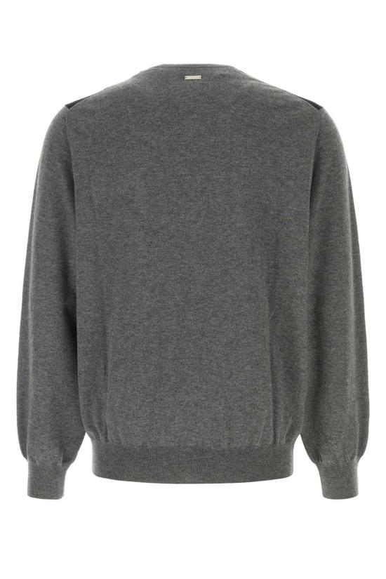 25FW 살바토레 페라가모 스웨터 145152788022 CHAMELBLA GRAY - SALVATORE FERRAGAMO
