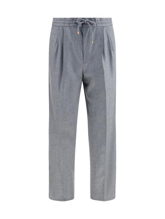 26FW 브루넬로 쿠치넬리 스트레이트 팬츠 ME226E1710 C003 GRAY