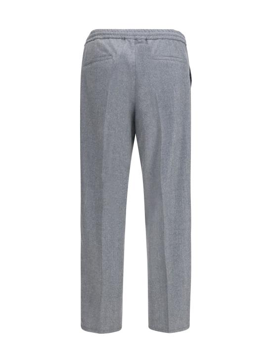 26FW 브루넬로 쿠치넬리 스트레이트 팬츠 ME226E1710 C003 GRAY - BRUNELLO CUCINELLI