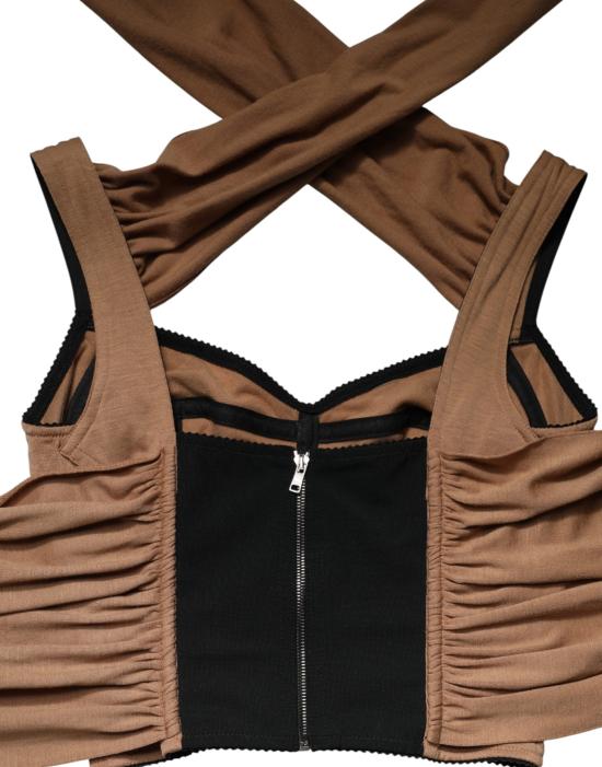  돌체앤가바나 민소매 티셔츠 TSH91410 BROWN - DOLCE & GABBANA