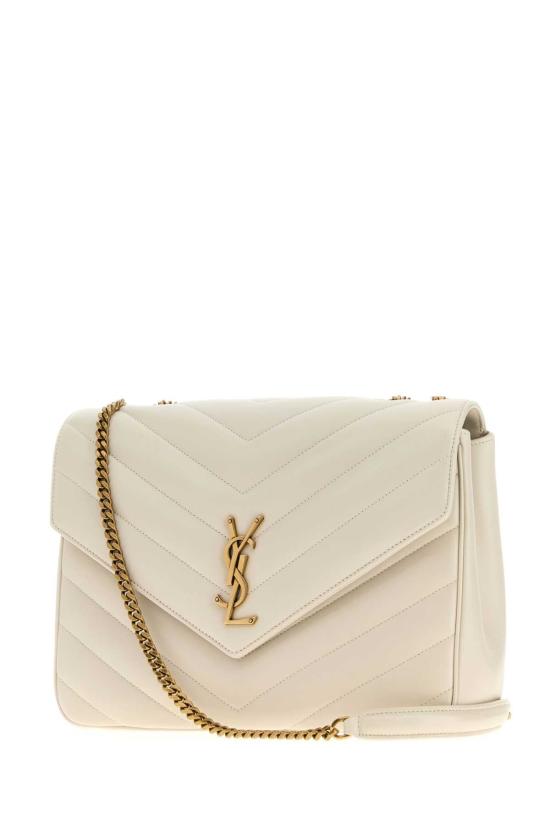  생로랑 루루 라지 마틀라세 램스킨 숄더백 803541AAEAX 9207 BEIGE - SAINT LAURENT