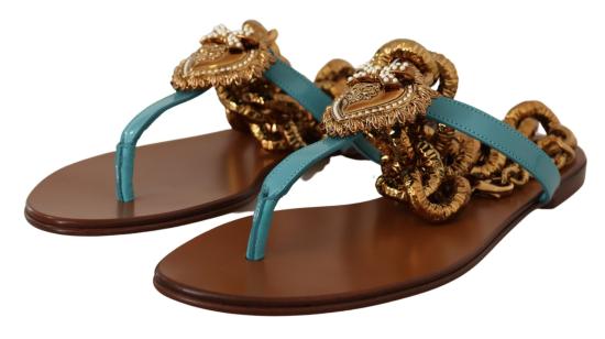  돌체앤가바나 플랫 슈즈 LA9765 BLUE - DOLCE & GABBANA