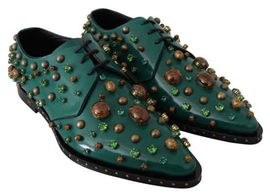  돌체앤가바나 플랫 슈즈 LA7212 GREEN - DOLCE & GABBANA