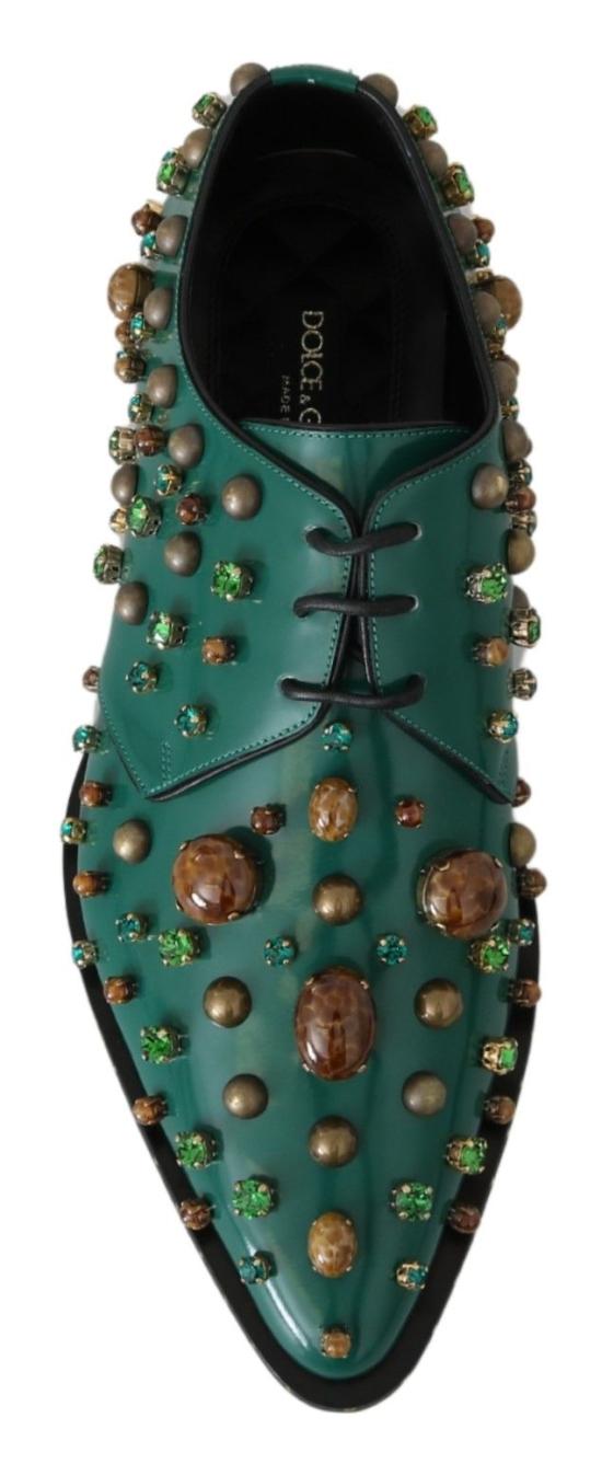  돌체앤가바나 플랫 슈즈 LA7212 GREEN - DOLCE & GABBANA