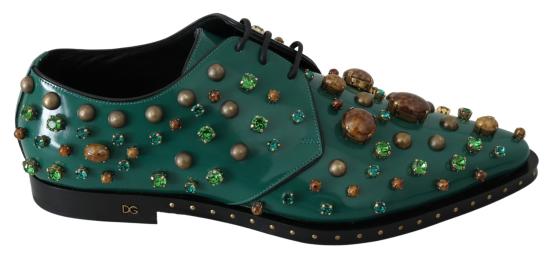  돌체앤가바나 플랫 슈즈 LA7212 GREEN - DOLCE & GABBANA