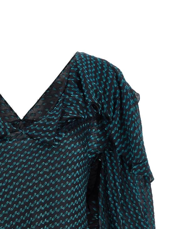 26SS 키코 코스타디노브 블라우스 KI333535BM BLUE - KIKO KOSTADINOV