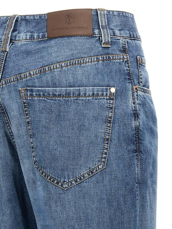 26SS 브루넬로 쿠치넬리 데님 팬츠 BR307362BM BLUE - BRUNELLO CUCINELLI