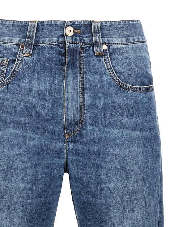 26SS 브루넬로 쿠치넬리 데님 팬츠 BR307362BM BLUE - BRUNELLO CUCINELLI