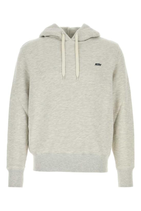 26FW 오트리 로고 후드 티셔츠 HOPM 002M GRAY