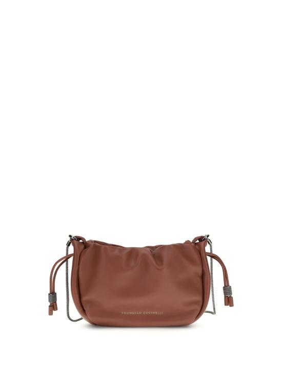 26SS 브루넬로 쿠치넬리 숄더백 MBGPD2667 C4182 BROWN