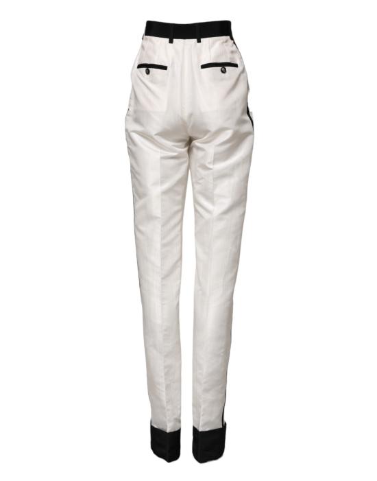  돌체앤가바나 스트레이트 팬츠 PAN75528 WHITE - DOLCE & GABBANA