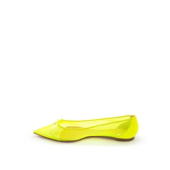  크리스챤 루부탱 플랫 슈즈 CH 4063669 YELLOW - CHRISTIAN LOUBOUTIN