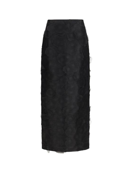 26SS 막스마라 스커트 2611101273600 002 BLACK