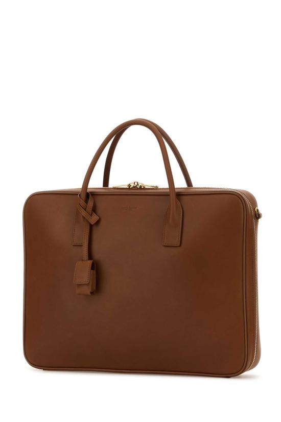 25FW 생로랑 스무스 가죽 소재 삭 드 주르 라지 슬림 바울레토 백 844674BWR0W 6309 BROWN - SAINT LAURENT