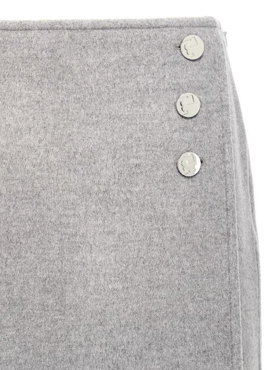  토리버치 스커트 TO297076BM GRAY - TORY BURCH