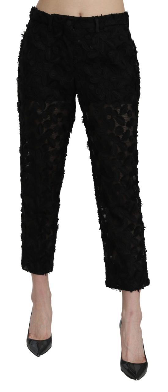  돌체앤가바나 스트레이트 팬츠 PAN71061 BLACK - DOLCE & GABBANA
