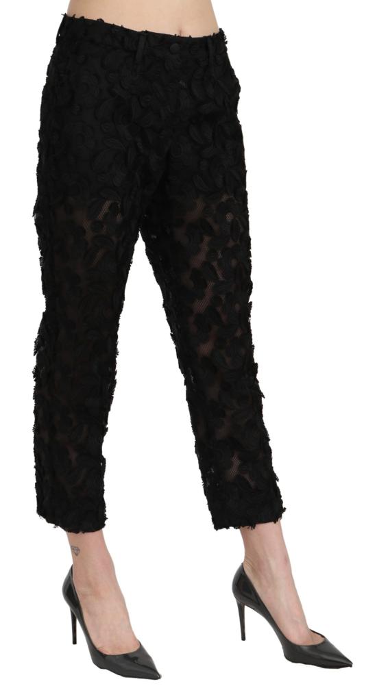  돌체앤가바나 스트레이트 팬츠 PAN71061 BLACK - DOLCE & GABBANA