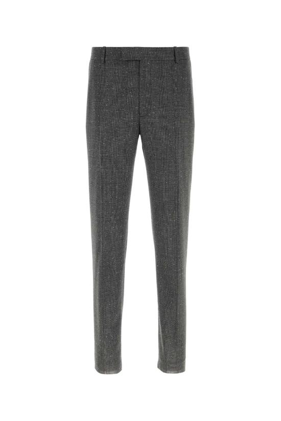 26SS 알렉산더 맥퀸 스트레이트 팬츠 850534QUADM 1398 GRAY