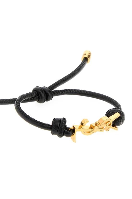 26SS 생로랑 팔찌 861459AAF9R 1000 BLACK - SAINT LAURENT