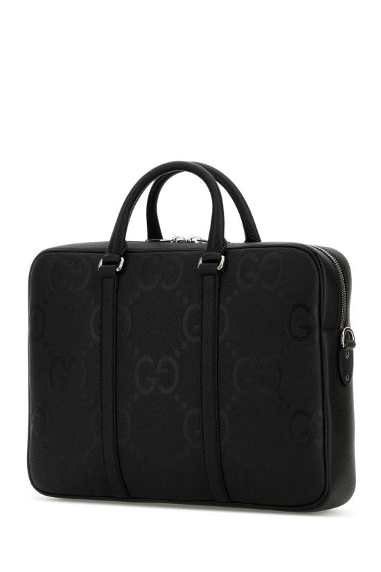 25FW 구찌 점보 GG 브리프케이스 792264AABY0 1000 BLACK - GUCCI