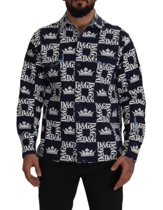  돌체앤가바나 셔츠 TSH7977 NAVY - DOLCE & GABBANA