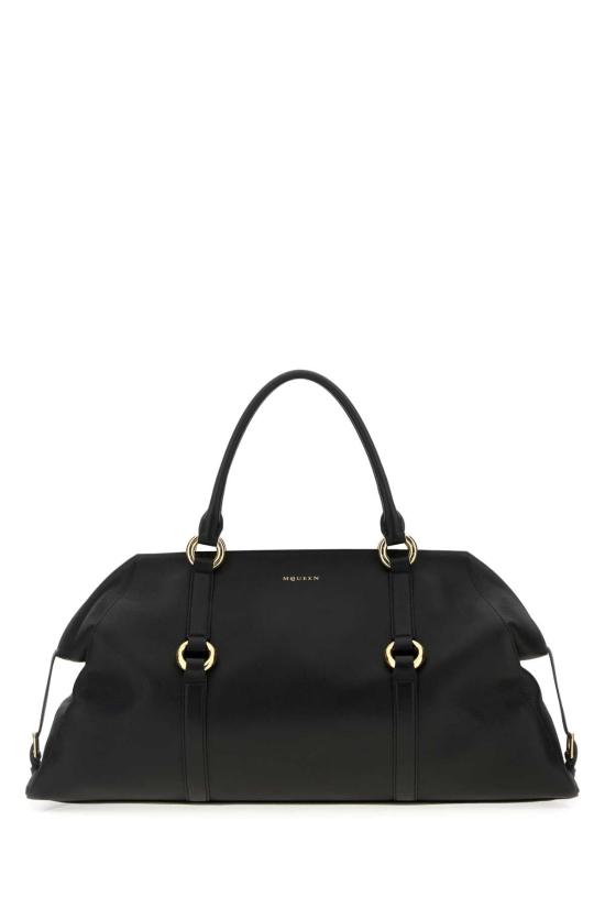 25FW 알렉산더 맥퀸 토트백 8456431VDEB 1000 BLACK