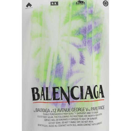 26FW 발렌시아가 탑 BA764235TUV079000BB WHITE - BALENCIAGA