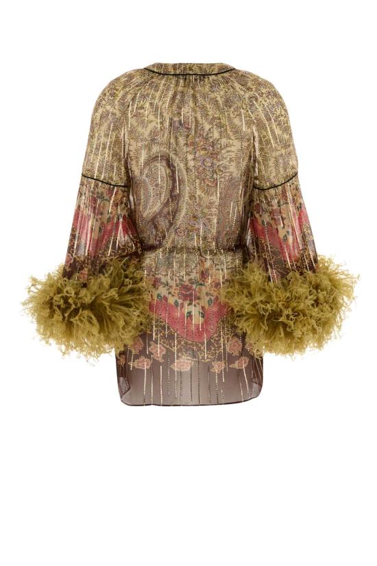 26SS 발렌티노 가라바니 블라우스 8B3AEBB7A54 BR9 BEIGE - VALENTINO GARAVANI