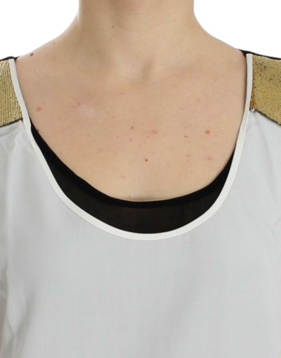  커스텀네셔널 민소매 티셔츠 SIG12533 WHITE - COSTUME NATIONAL