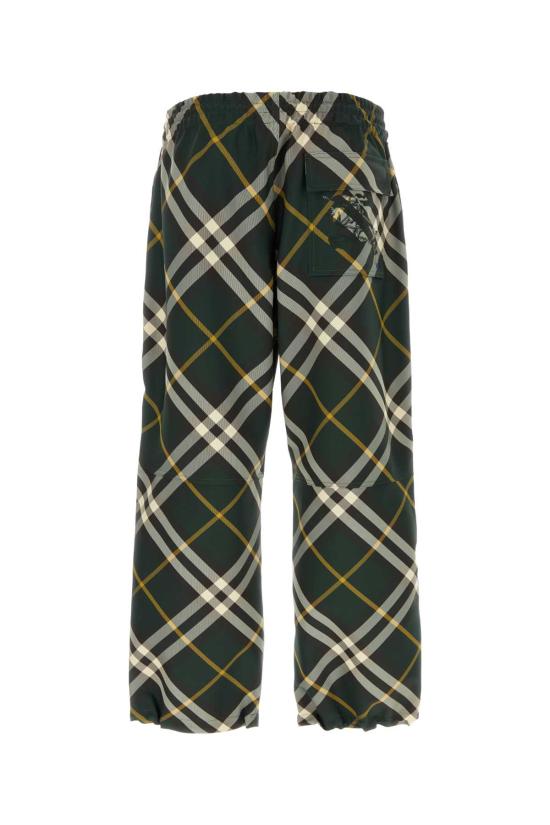  버버리 스트레이트 팬츠 8082034 B8660 GREEN - BURBERRY