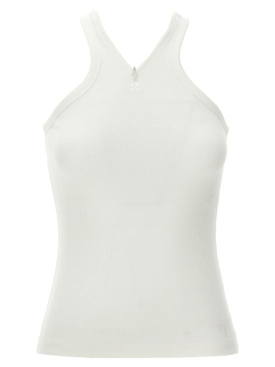  쿠레쥬 민소매 티셔츠 CO297151BM WHITE