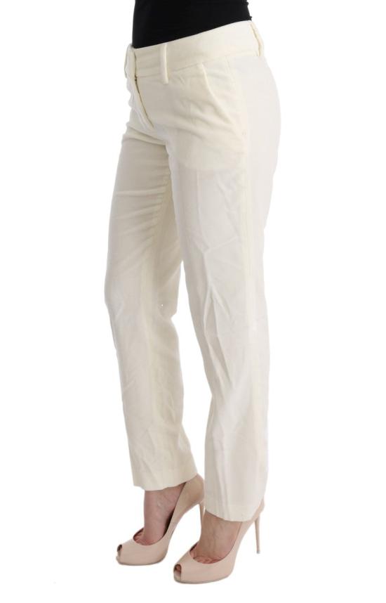  에르마노 설비노 스트레이트 팬츠 SIG30319 WHITE - ERMANNO SCERVINO