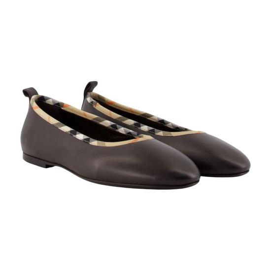 26FW 버버리 플랫 슈즈 CONFIG BURS26001 BROWN - BURBERRY