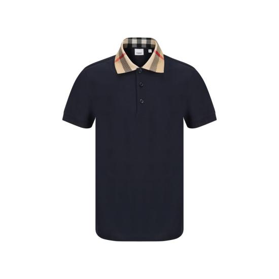  버버리 코튼 폴로 셔츠 8072661 FBB 414 NAVY