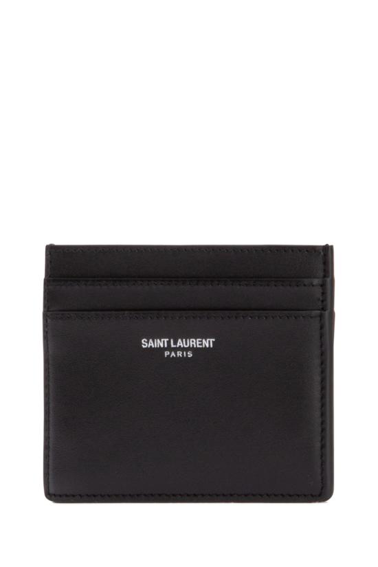  생로랑 스무스 레더 파리 카드 케이스 3759460U90N 1000 BLACK - SAINT LAURENT
