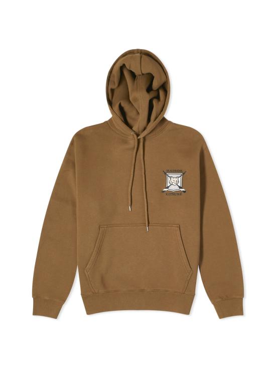 25FW 메종키츠네 후드 티셔츠 LM00709KM0307P360 GREEN - MAISON KITSUNE