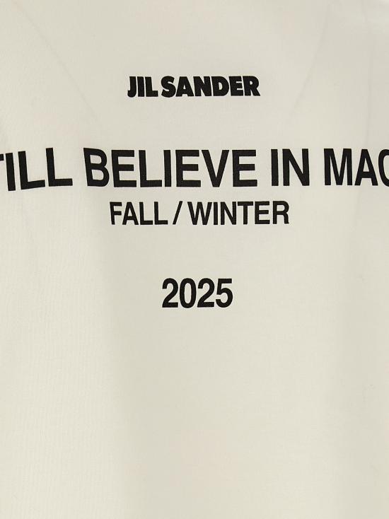 25FW 질샌더 탑 JI312984BM WHITE - JIL SANDER