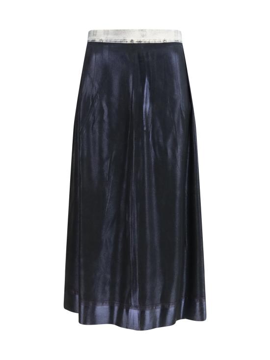 26SS 마르지엘라 포일드 미디 스커트 S51ME0051M35533 900 BLACK