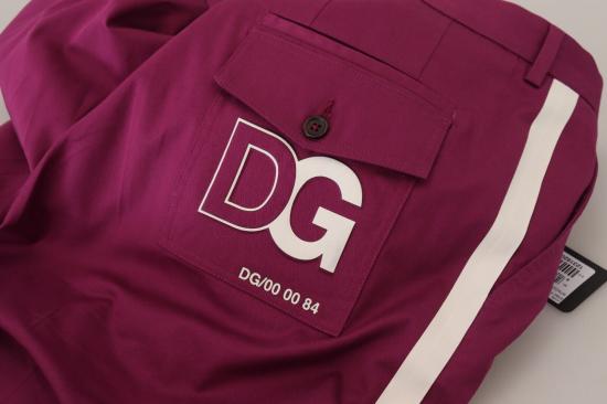  돌체앤가바나 스트레이트 팬츠 PAN74385 MAGENTA - DOLCE & GABBANA