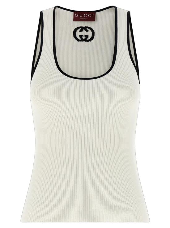 26SS 구찌 민소매 티셔츠 GU328890BM WHITE