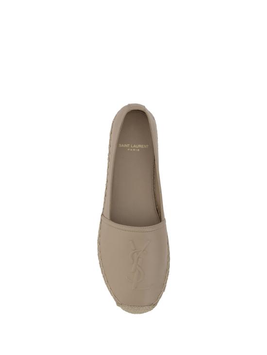 26SS 생로랑 램스킨 모노그램 에스파드리유 458573AAALP 9908 BEIGE - SAINT LAURENT