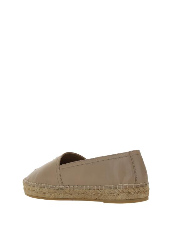 26SS 생로랑 램스킨 모노그램 에스파드리유 458573AAALP 9908 BEIGE - SAINT LAURENT