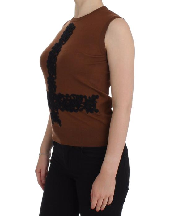  돌체앤가바나 민소매 티셔츠 SIG13245 BROWN - DOLCE & GABBANA