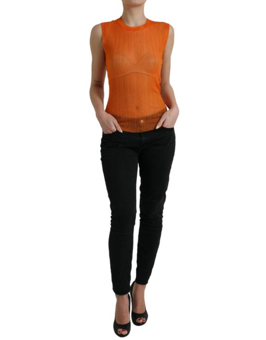  돌체앤가바나 민소매 티셔츠 TSH84801 ORANGE - DOLCE & GABBANA