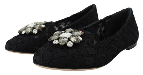  돌체앤가바나 플랫 슈즈 LA10200 BLACK - DOLCE & GABBANA