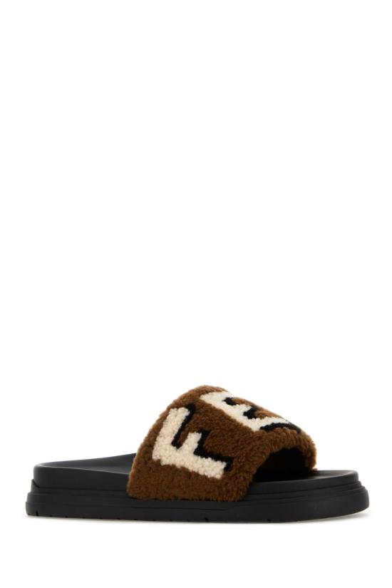 25FW 펜디 뮬/슬리퍼 7X1824AYA7 F1TPP BROWN - FENDI