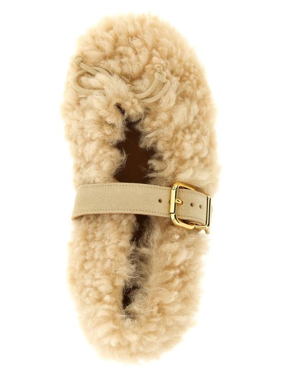 26FW 마르니 플랫 슈즈 MA338793BM BEIGE - MARNI
