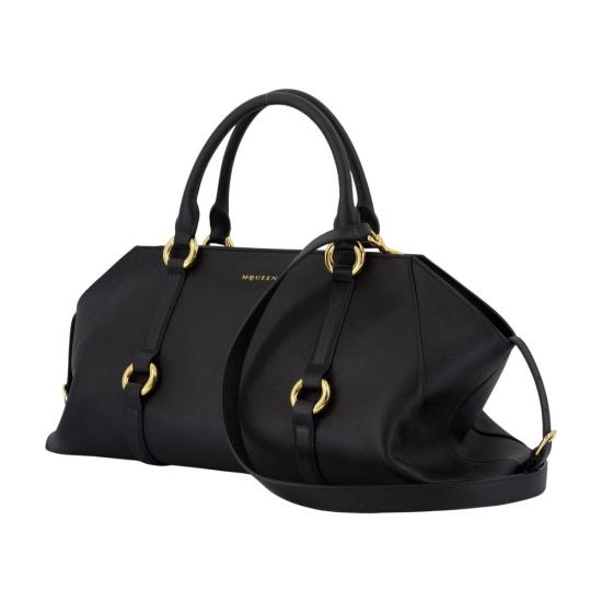 25FW 알렉산더 맥퀸 토트백 AMQ024310 BLACK - ALEXANDER MCQUEEN