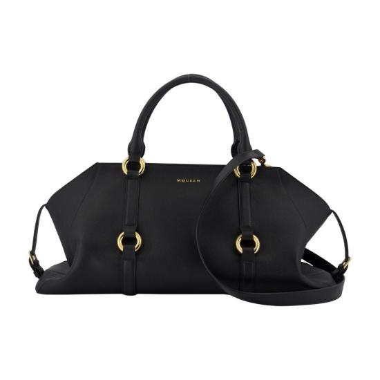 25FW 알렉산더 맥퀸 토트백 AMQ024310 BLACK