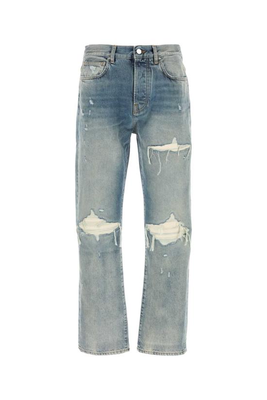 26SS 아미리 스웨이드 스트레이트 데님 MX1 진 AMDNGH108532 ANTIQUEINDIGO BLUE